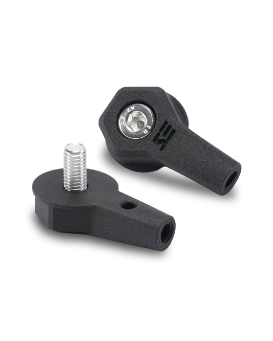 Paar LED-Blinkerhalter vorne für das obere M8-Innengewinde der Telegabel Simson S50, S51, S70