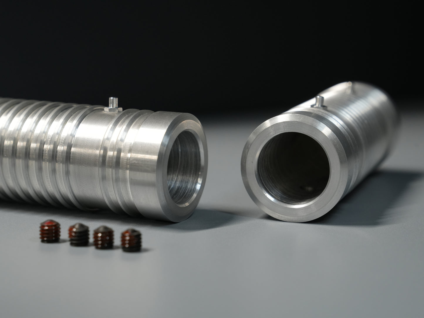 SIMADE SET Billet CNC Aufsteck-Fußrasten "Street" mit Spikes aus hochfestem Aluminium für Simson S50 S51 S70