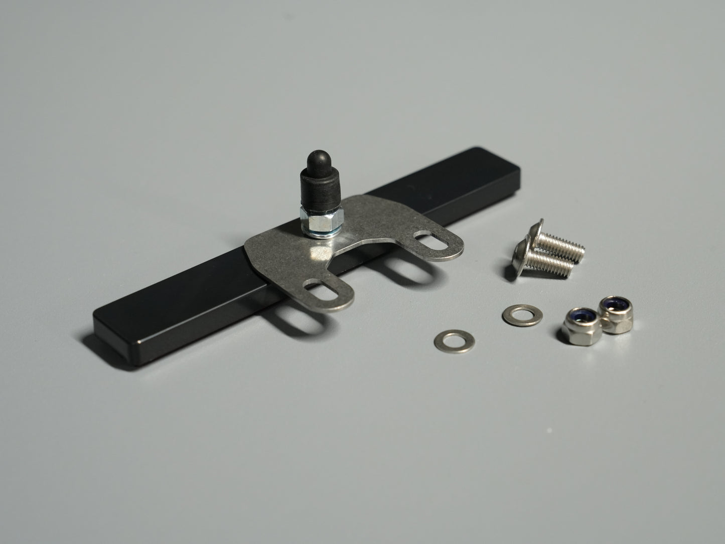 Reflektor Rückstrahler + SIMADE Edelstahl Halter trowalisiert für Simson S50 S51 S70