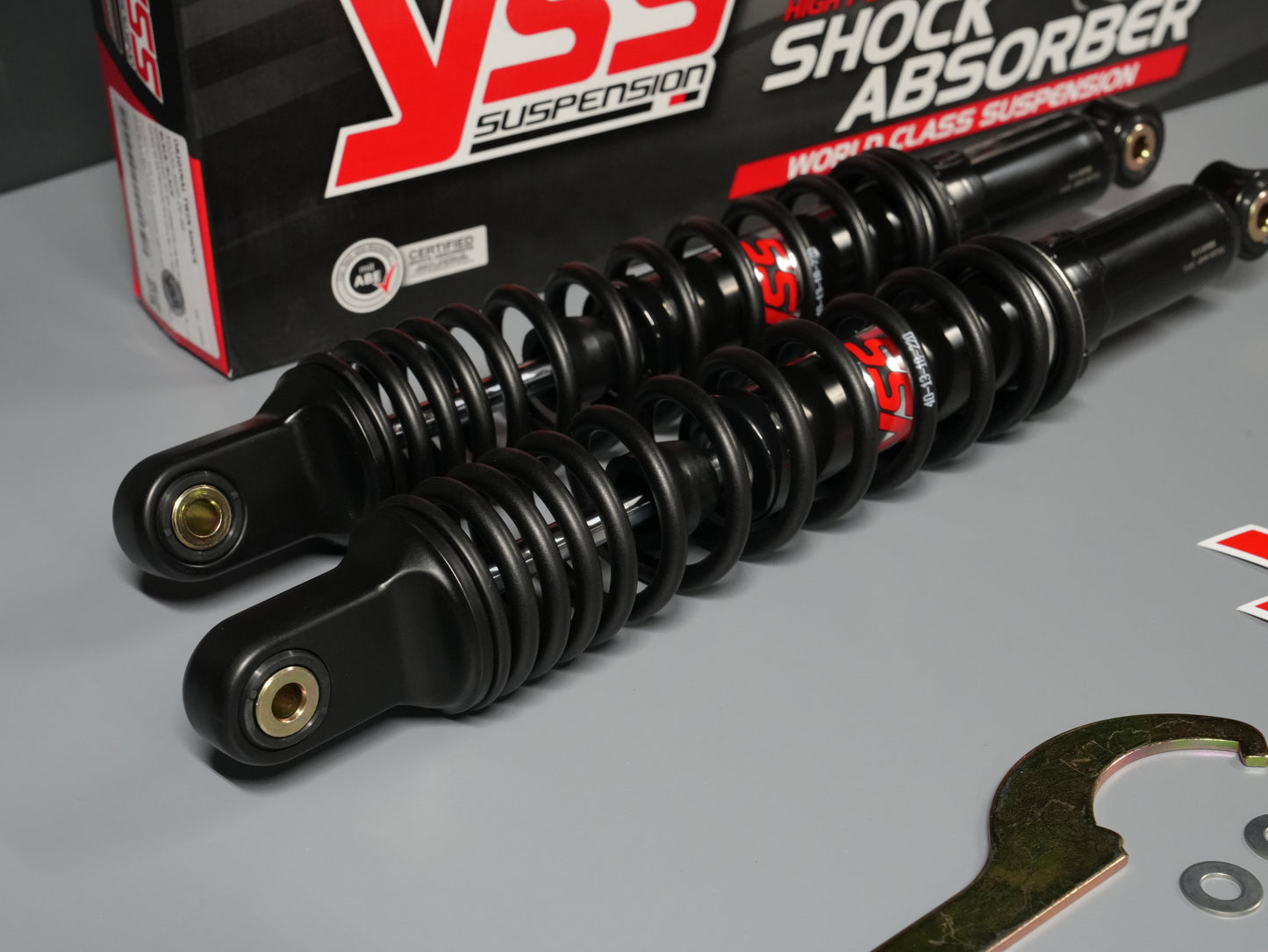 YSS Stoßdämpfer Federbeine (Paar) PRO-X mit ABE Allgemeine Betriebs Erlaubnis für Simson S51 S53 SR50