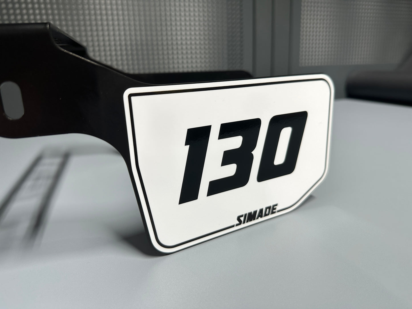 SIMADE Startnummern-Halter schwarz am Obergurt für Simson S-Baureihe S50 S51 S70