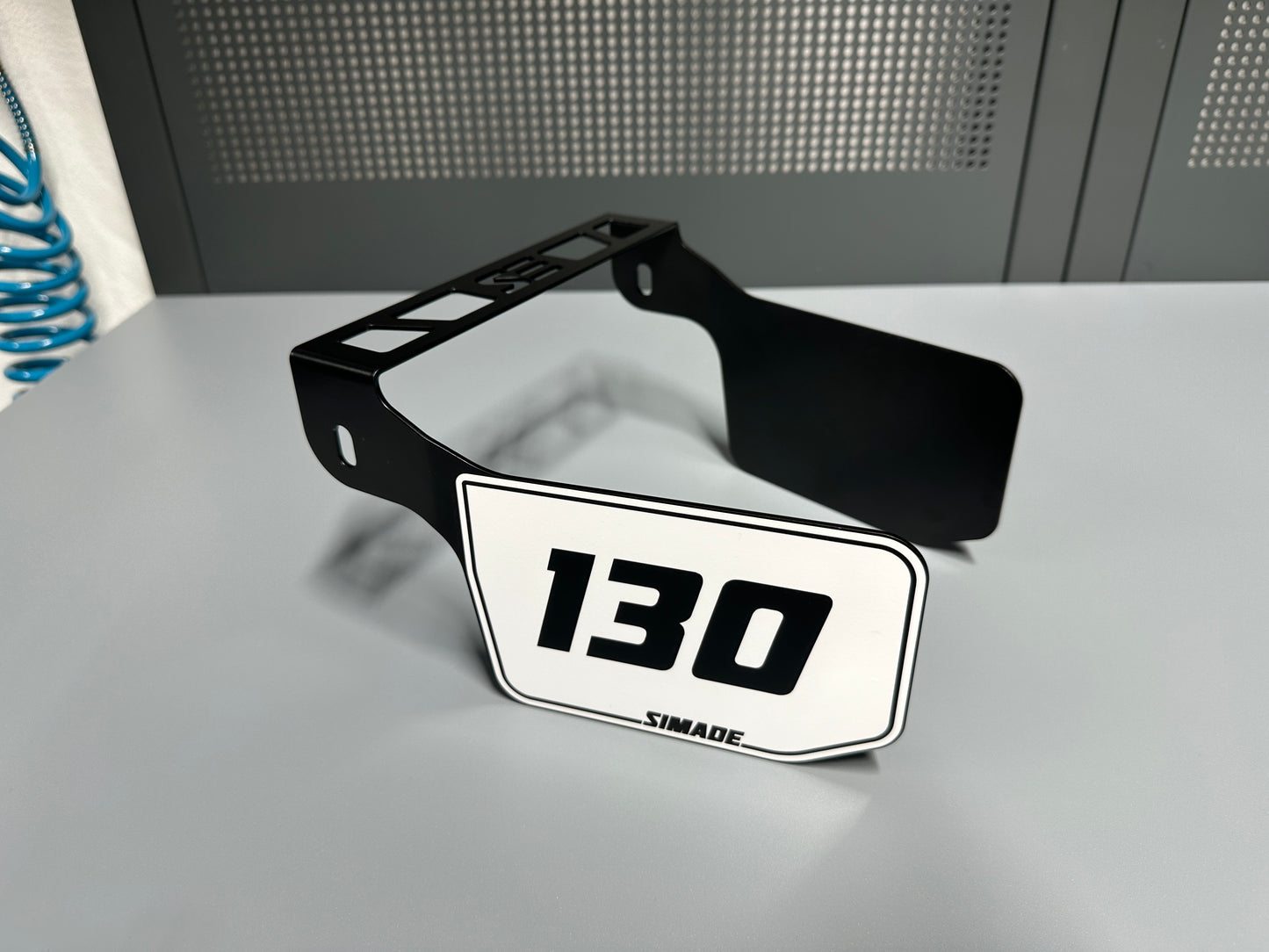 SIMADE Startnummern-Halter schwarz am Obergurt für Simson S-Baureihe S50 S51 S70