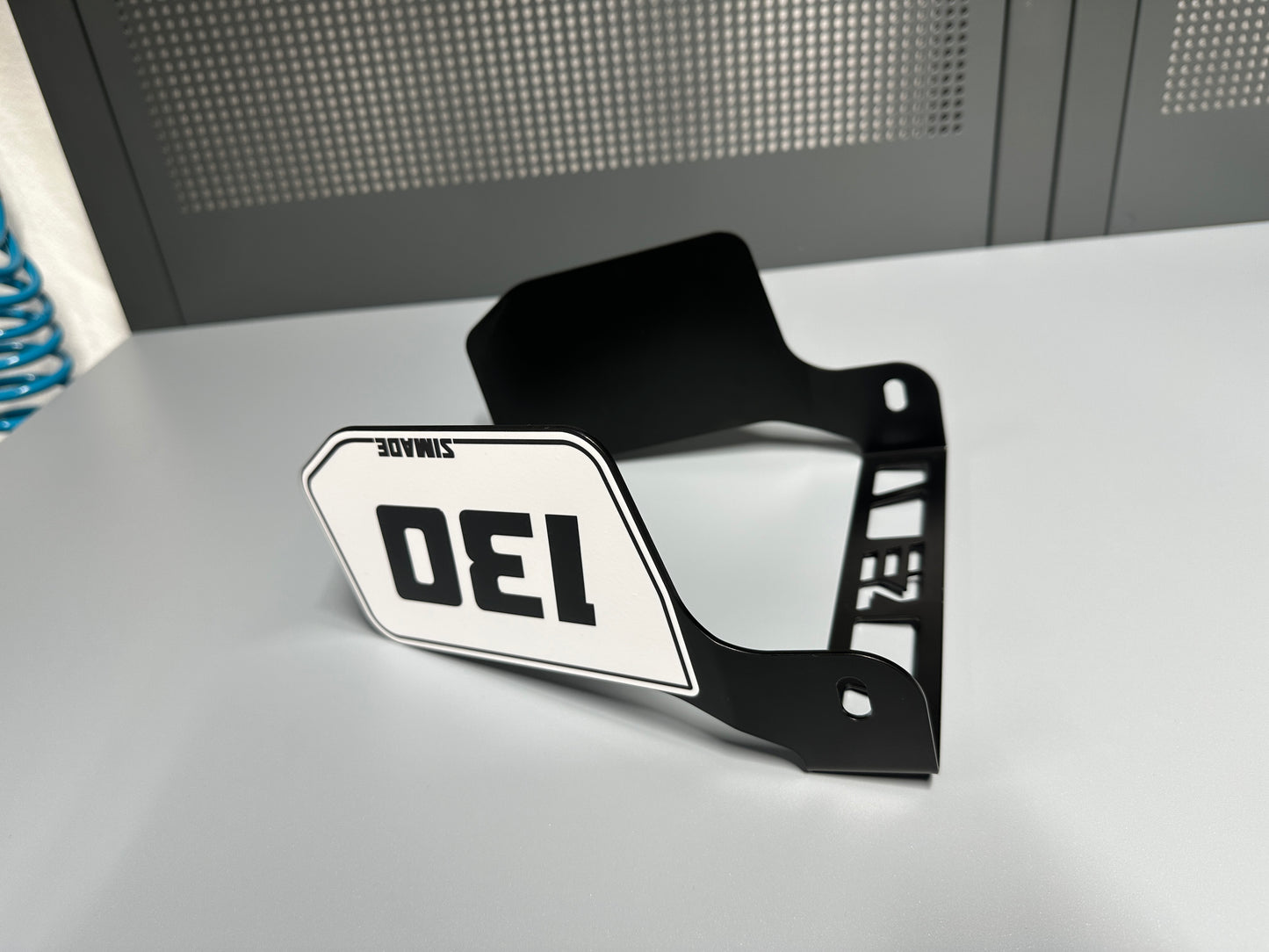 SIMADE Startnummern-Halter schwarz am Obergurt für Simson S-Baureihe S50 S51 S70