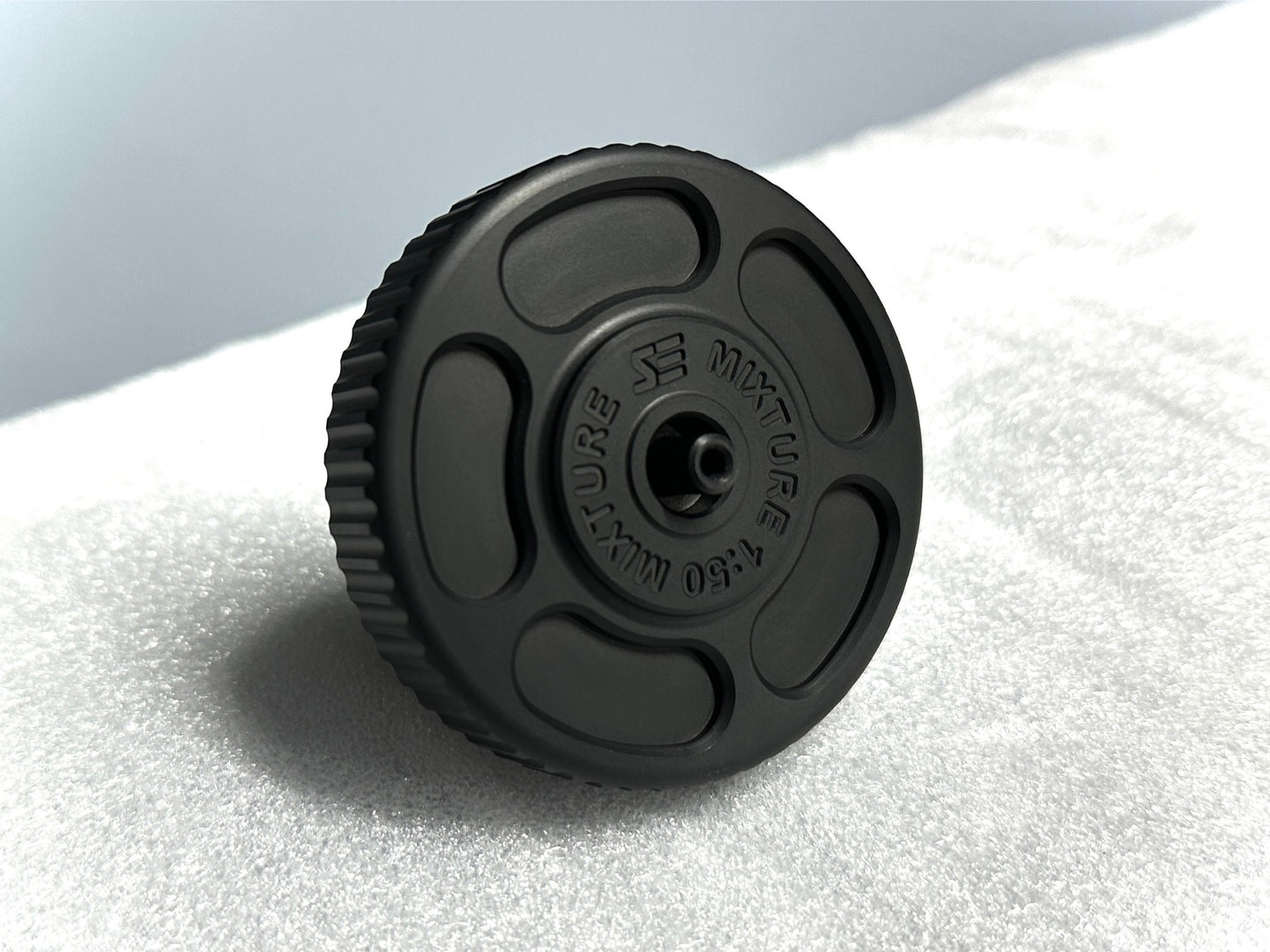 SIMADE CNC ALUMINIUM Billet Tankdeckel "OEM+" schwarz eloxiert für Simson S50, S51, S53, S83, SR50, SR80, KR50, KR51, SR4, SR2