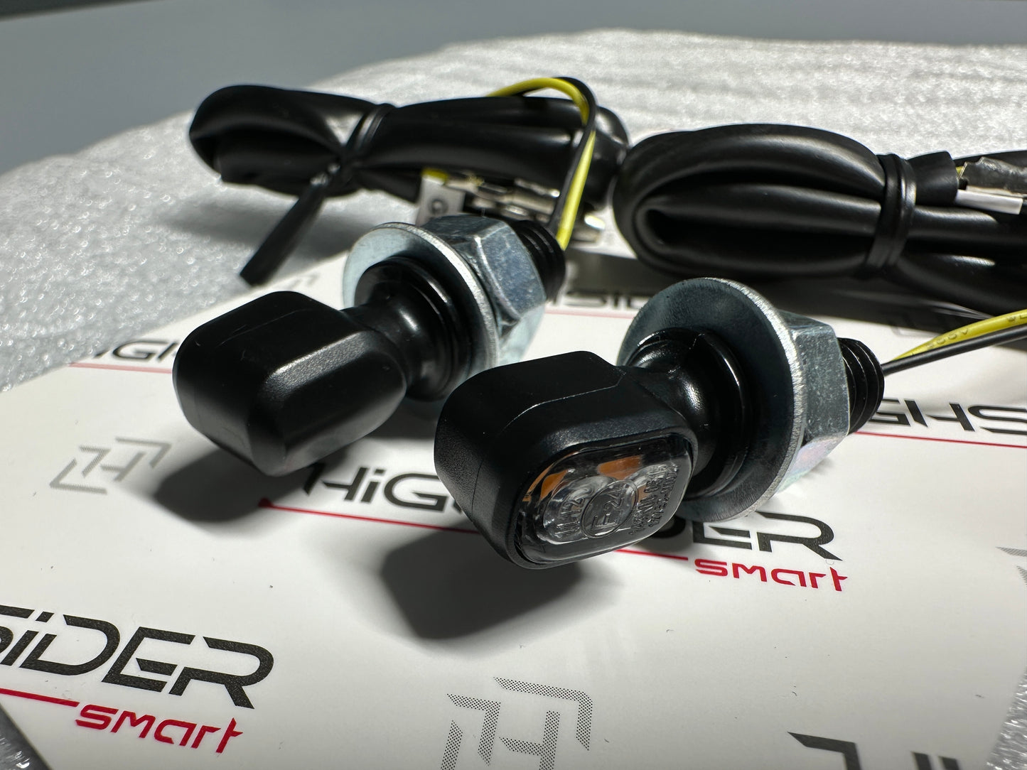 (Paar) HIGHSIDER Led Miniblinker Smart Vision-TS schwarz/getönt E-geprüft für Simson S50 S51 S70