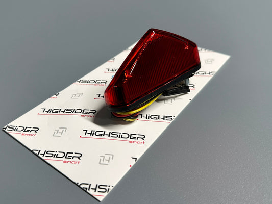 HIGHSIDER smart LED Rücklicht Rot mit Kennzeichenbeleuchtung E-geprüft für Simson S50 S51 S70