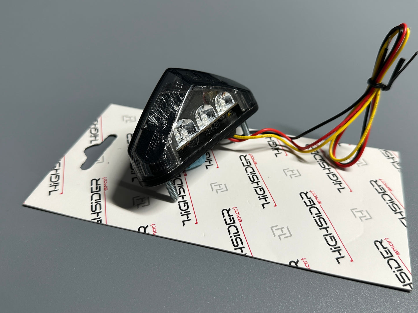 HIGHSIDER smart LED Rücklicht Schwarz getönt mit Kennzeichenbeleuchtung E-geprüft für Simson S50 S51 S70