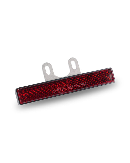 "COP SAFE" 10cm Mini-Reflektor Rückstrahler E4 geprüft + SIMADE Edelstahl Halter für Simson S50 S51 S70