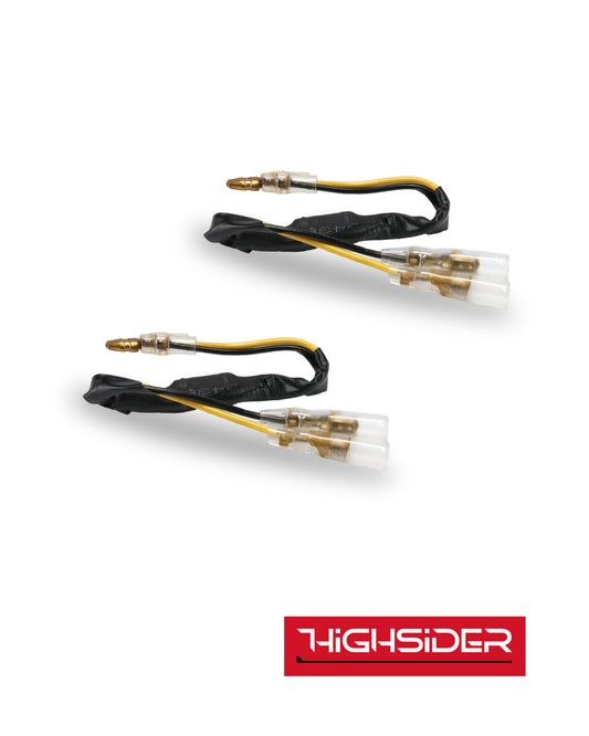 (2 Stk.) HIGHSIDER smart LED-Blinker Widerstand Mit Adapterkabel Für LED Blinker (27 Ohm)