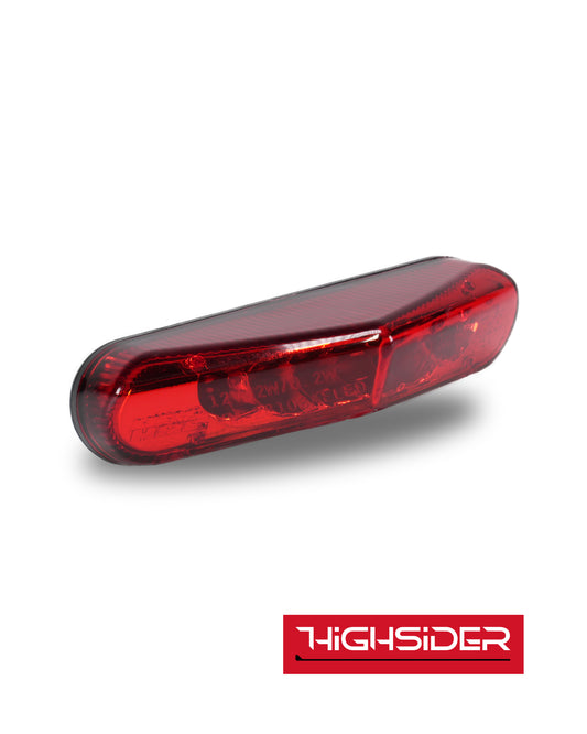 HIGHSIDER smart LED Rücklicht Rot mit Kennzeichenbeleuchtung E-geprüft für Simson S50 S51 S70