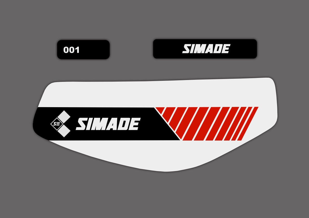 SIMADE Design RACE LOW Aufkleber Set für Simson – Simade