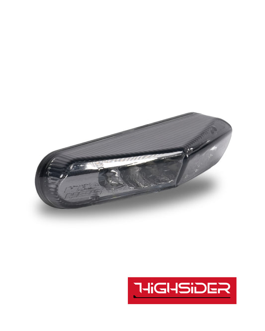 HIGHSIDER smart LED Rücklicht Schwarz getönt mit Kennzeichenbeleuchtung E-geprüft für Simson S50 S51 S70