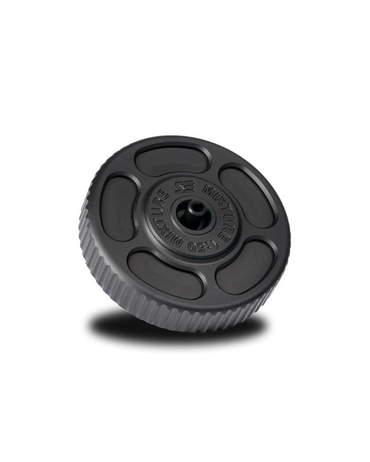 SIMADE CNC ALUMINIUM Billet Tankdeckel "OEM+" schwarz eloxiert für Simson S50, S51, S53, S83, SR50, SR80, KR50, KR51, SR4, SR2